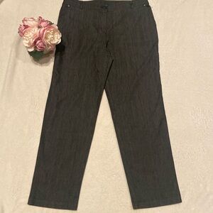 ST. JOHN Size 12 Black Wash Pants